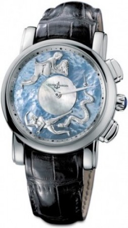 AAA Replica Ulysse Nardin Hourstriker Erotica 42mm Mens Watch 6119-103/p0-p2
