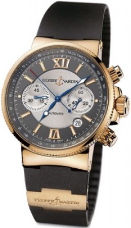 AAA Replica Ulysse Nardin Maxi Marine Chronograph Mens Watch 356-66-3/319