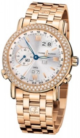 AAA Replica Ulysse Nardin GMT Perpetual 38.5mm Mens Watch 326-28-8