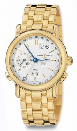 AAA Replica Ulysse Nardin GMT Perpetual 38.5mm Mens Watch 321-22-8