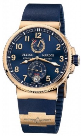 AAA Replica Ulysse Nardin Marine Chronometer Manufacture 43mm Mens Watch 1186-126-3/63