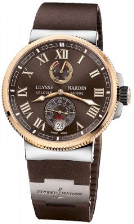 AAA Replica Ulysse Nardin Marine Chronometer Manufacture 43mm Mens Watch 1185-126-3t/45