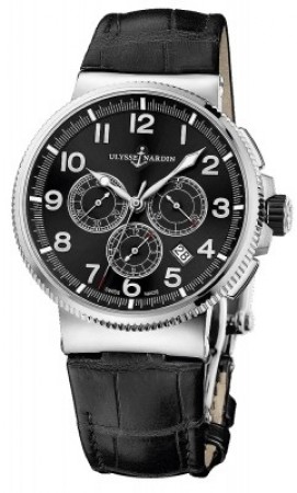 AAA Replica Ulysse Nardin Marine Chronograph Manufacture 43mm Mens Watch 1503-150/62