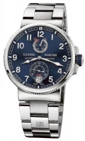 AAA Replica Ulysse Nardin Marine Chronometer Manufacture 43mm Mens Watch 1183-126-7m/63