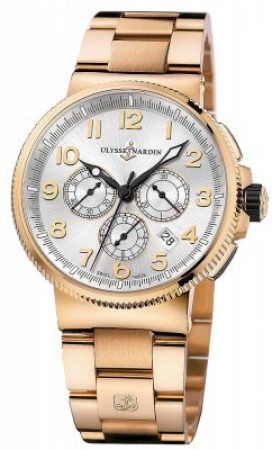 AAA Replica Ulysse Nardin Marine Chronograph Manufacture 43mm Mens Watch 1506-150-8m/61