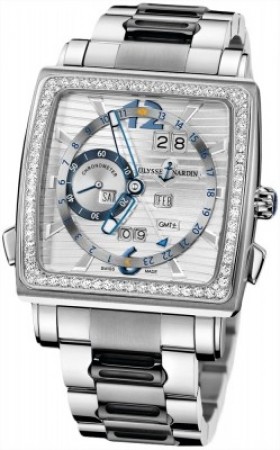 AAA Replica Ulysse Nardin Quadrato Dual Time Perpetual Mens Watch 320-90b-8m/91