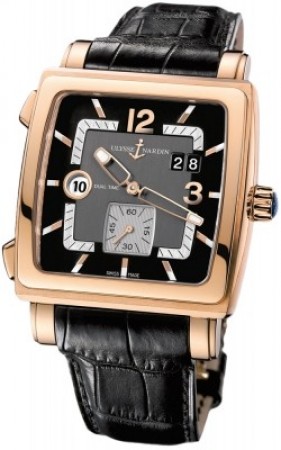 AAA Replica Ulysse Nardin Quadrato Dual Time Mens Watch 246-92/692