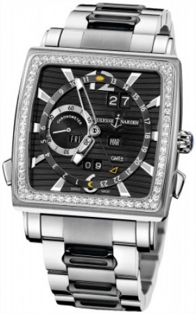 AAA Replica Ulysse Nardin Quadrato Dual Time Perpetual Mens Watch 320-90b-8m/92
