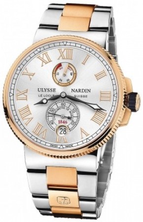 AAA Replica Ulysse Nardin Marine Chronometer Manufacture 45mm Mens Watch 1185-122-8m/41 v2