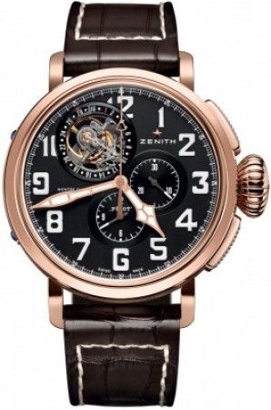 AAA Replica Zenith Pilot Montre d'Aeronef Type 20 Tourbillon Mens Watch 87.2430.4035/21.C721