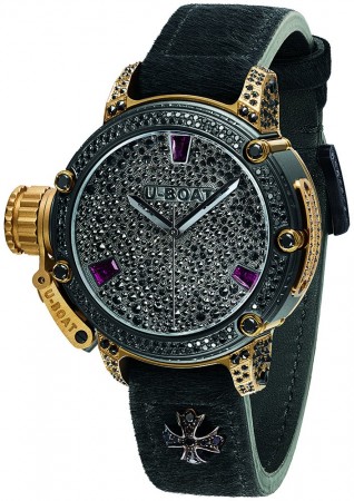 AAA Replica U-Boat Chimera Auto 40 Gold IPB Diamond Limited Edition Watch 8021