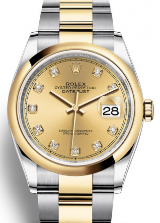 AAA Replica Rolex Datejust 36mm Automatic Mens Watch 126203-0018