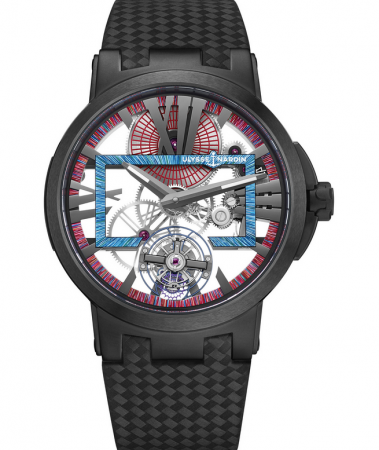 AAA Replica Ulysse Nardin Executive Skeleton Tourbillon Hyperspace Watch 1713-139LE/HYPERSPACE.2