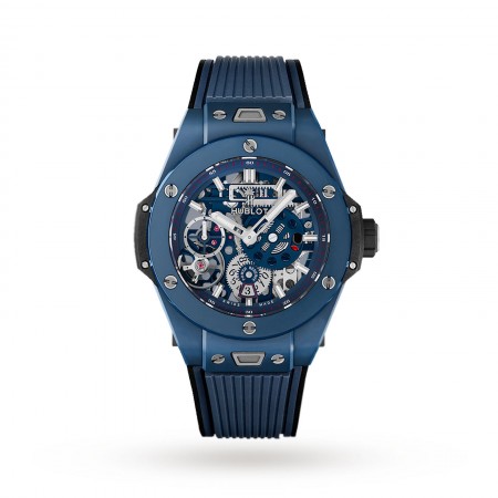 Swiss Hublot Big Bang MECA-10 Ceramic Blue 414.EX.5123.RX 45mm