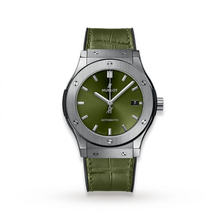 Swiss Hublot Classic Fusion Titanium Green 511.NX.8970.LR 45mm