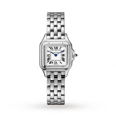 Swiss Panthère de Cartier watch, small model, Small model, steel