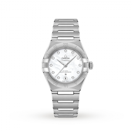 Swiss Omega Constellation Manhattan Co-Axial 29mm Ladies Watch O13110292055001