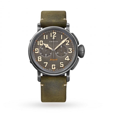 Swiss Zenith Pilot Type 20 Chronograph Ton Up 11.2430.4069/21.C773