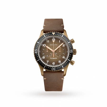 Swiss Zenith Pilot Cronometro Tipo CP-2 Flyback 29.2240.405/18.C801