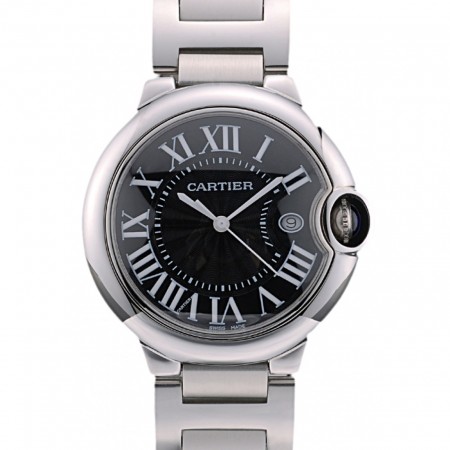 Cartier Ballon Bleu 38mm Black Dial Stainless Steel Case And Bracelet