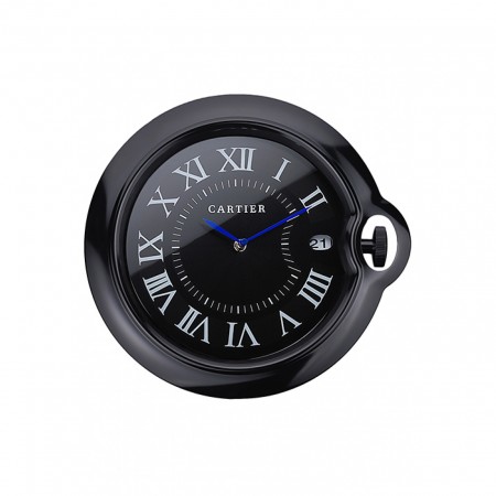 Cartier Bleu de Ballon Wall Clock Black 622466
