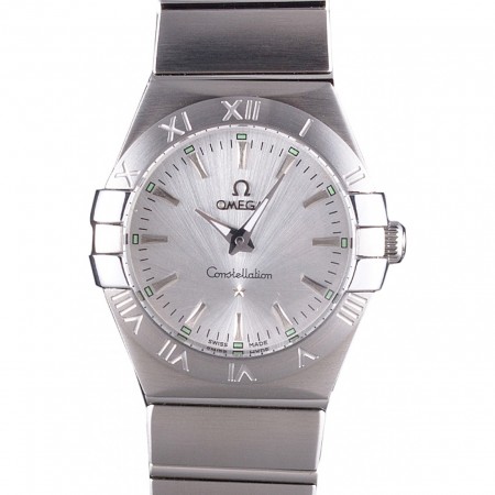 Omega Constellation Grey Dial Stainless Steel Band 621458