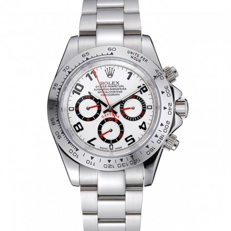 Rolex Cosmograph Daytona Stainless Steel White Dial White Bezel 1454242