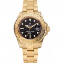Rolex Mastermind Japan Limited Edition Black Dial Gold Case And Bracelet 1454072