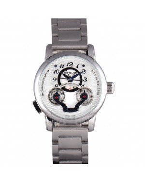 Montblanc Nicolas Rieussec Anniversary Edition Stainless Steel Bracelet 621629