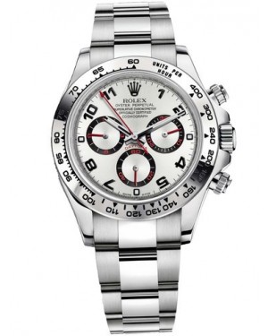 AAA Replica Rolex Cosmograph Daytona White Gold Mens Watch 116509-0037