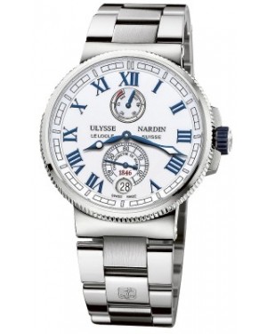 AAA Replica Ulysse Nardin Marine Chronometer Manufacture 43mm Mens Watch 1183-126-7m/40