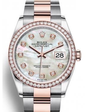 AAA Replica Rolex Datejust 36mm Automatic Ladies Watch 126281rbr-0010