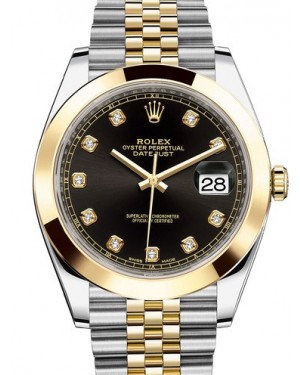 AAA Replica Rolex Datejust 41mm Stainless Steel and Yellow Gold Mens Watch 126303-0006