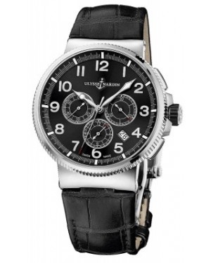 AAA Replica Ulysse Nardin Marine Chronograph Manufacture 43mm Mens Watch 1503-150/62