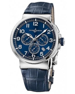 AAA Replica Ulysse Nardin Marine Chronograph Manufacture 43mm Mens Watch 1503-150/63