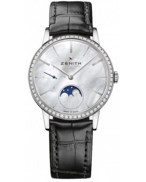 AAA Replica Zenith Elite Ultra Thin Moonphase 36mm Ladies Watch 16.2320.692/80.c714