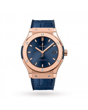 Swiss Hublot Classic Fusion Blue King Gold 511.OX.7180.LR 45mm