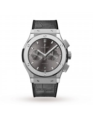 Swiss Hublot Classic Fusion Racing Grey Chronograph Titanium 541.NX.7070.LR 42mm
