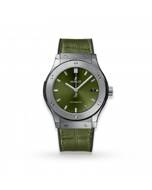 Swiss Hublot Classic Fusion Titanium Green 511.NX.8970.LR 45mm
