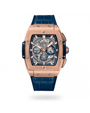 Swiss Hublot Spirit of Big Bang King Gold Blue 641.OX.7180.LR 42mm