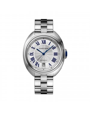 Swiss Clé de Cartier watch, 40 mm, steel