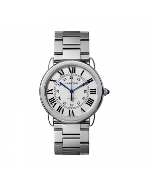 Swiss Ronde Solo de Cartier watch, 36 mm, steel