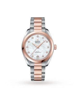 Swiss Omega Seamaster Aqua Terra 150m Co-Axial 34mm Ladies Watch O22020342055001