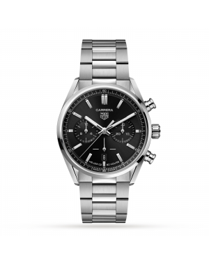 Swiss TAG Heuer Carrera Calibre Heuer 02 Chronograph 42mm Mens Watch CBN2010.BA0642