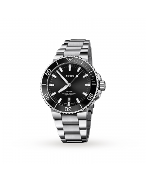 Swiss Oris Aquis Diver Stainless Steel Mens Watch