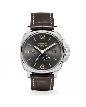 Swiss Panerai Luminor Due GMT Power Reserve 45mm Mens Watch PAM00944
