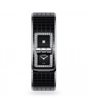 Swiss Designer CODE COCO Steel and Ceramic H5148 38x21.5mm