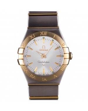 Omega Constellation White Dial Two Tone Band som90 621470