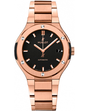 AAA Replica Hublot Classic Fusion 38mm Watch Gold 568.OX.1180.OX