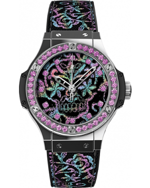 AAA Replica Hublot Big Bang Broderie Sugar Skull Steel Watch 343.SS.6599.NR.1233
